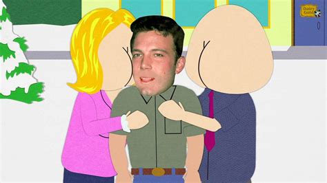 bum face south park|south park ben affleck.